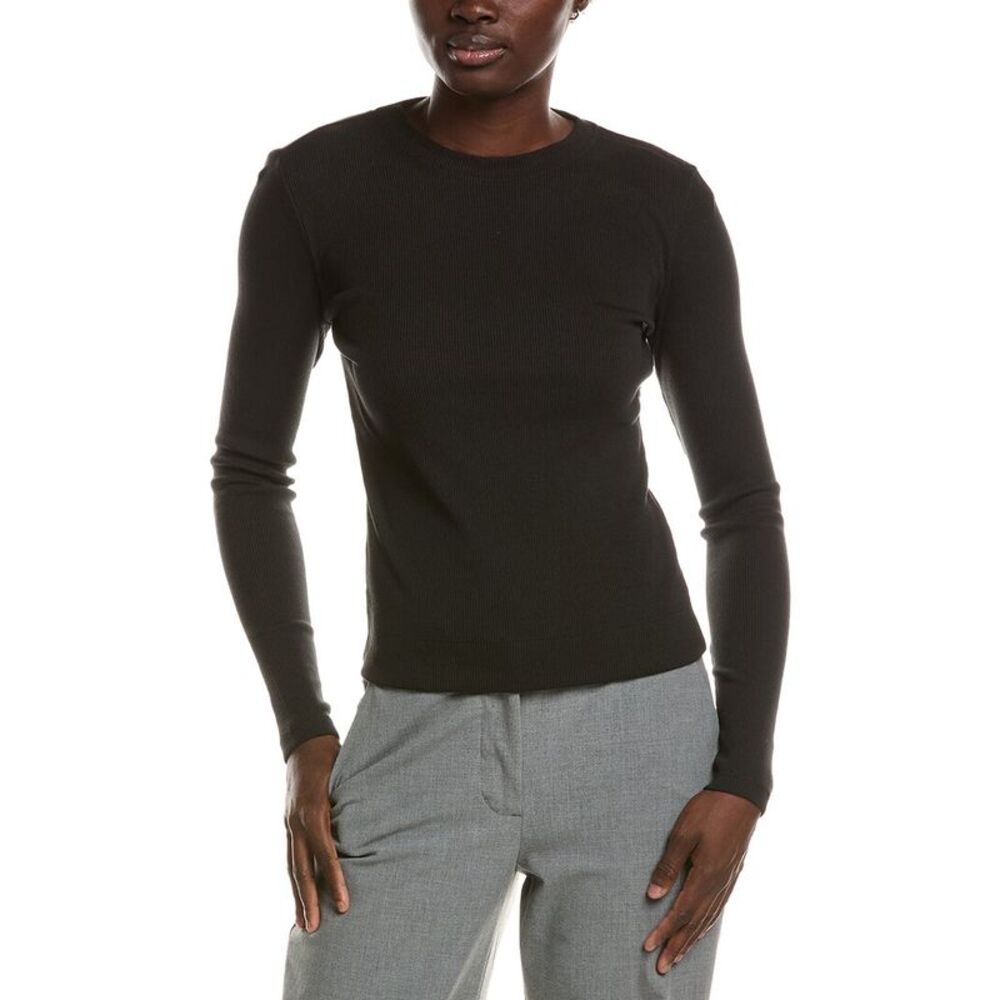 Theory Womens Long Sleeve Tiny T-Shirt